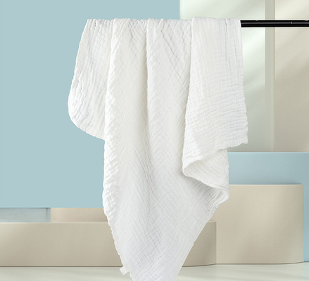 165X135 Crepe οι πάνες 4 στρώμα 220GSM γάζας βαμβακιού Twistless υφάσματος γάζας