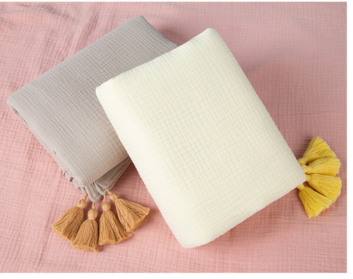 165X135 Crepe οι πάνες 4 στρώμα 220GSM γάζας βαμβακιού Twistless υφάσματος γάζας