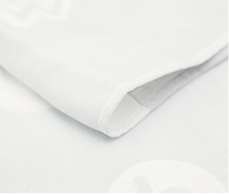 Διπλό Jacquard στρωμάτων ζωηρόχρωμο ζωηρό σχέδιο υφάσματος 130gsm βαμβακιού