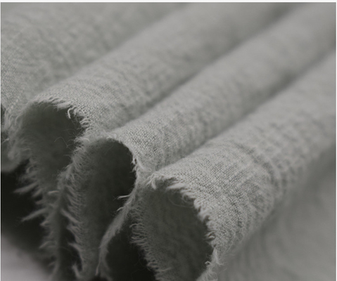 Περιβαλλοντικό Muslin 110GSM γενικό ύφασμα γάζας υφάσματος πορτοκαλί