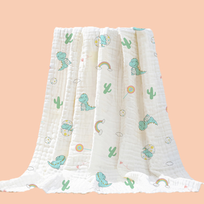 100%Cotton το μωρό Swaddle εκτύπωσης που υφαίνεται την περιστασιακή δεκαετία του '40 ελεύθερου χρόνου γυναικών τρία νηπίων στρώματα καλυμμάτων κάλυψης Crepe το ύφασμα Guze