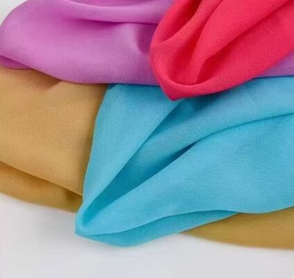 75GSM ύφασμα σιφόν Soft Touch Chiffon Fashion Dress Fabric Ελαφρύ ύφασμα σιφόν