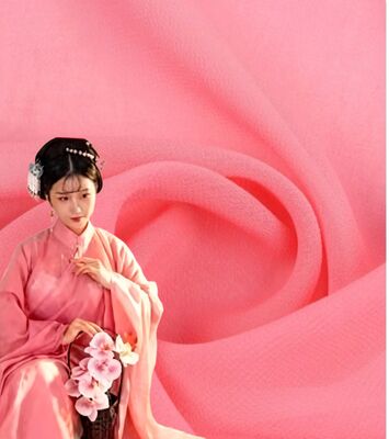 75GSM ύφασμα σιφόν Soft Touch Chiffon Fashion Dress Fabric Ελαφρύ ύφασμα σιφόν