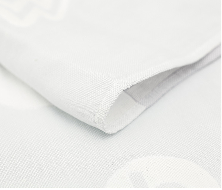 Διπλό Jacquard στρωμάτων ζωηρόχρωμο ζωηρό σχέδιο υφάσματος 130gsm βαμβακιού