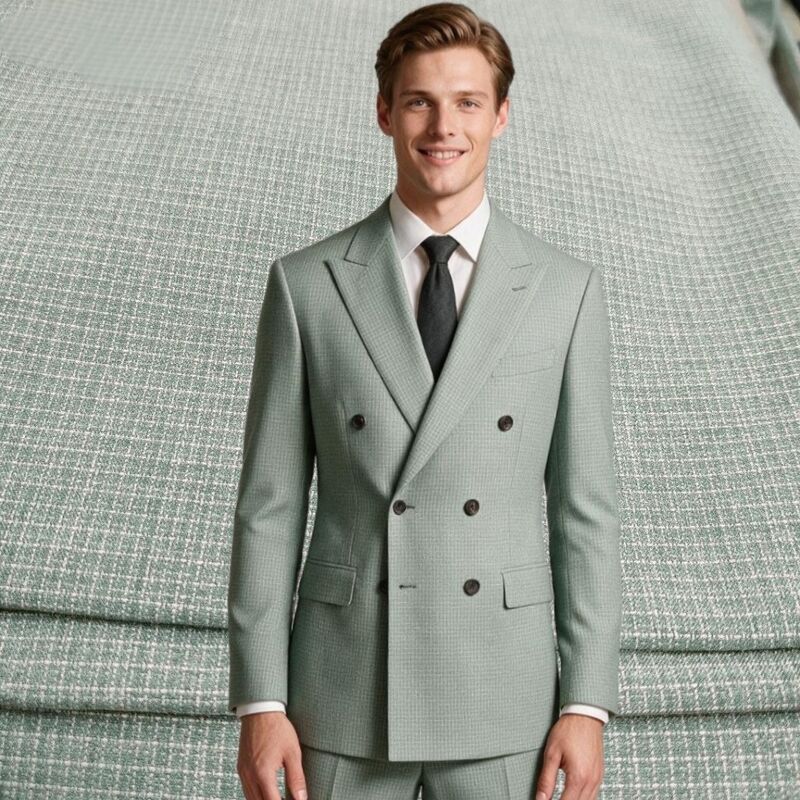 240gm TR Υφάσματα με λεπτή ελεγχόμενη μοτίβα - 85% Polyester 11% Rayon 4% Spandex Uniform Fabric